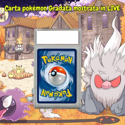 Carta pokémon Gradata mostrata in LIVE
